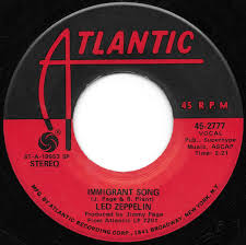 Led Zeppelin Immigrant Song Hey Hey What Can I Do 1969 Specialty Pressing Vinyl Discogs