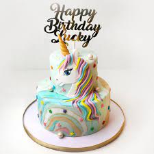 On average, a chocolate cake can last up to a week or even more. Unicorn Two Tier Cake Aubree Haute Chocolaterie