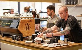 A cafe and roastery by a two champion baristas. Axil Coffee Roasters Melbourne Made Always Independent