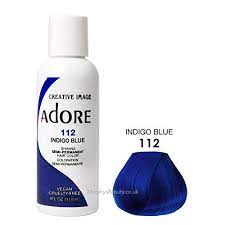 Since its been highly requested, in this video i share how i dyed my natural hair baby blue! Adore Shining Semi Permanent Haarfarbe 112 Indigoblau Amazon De Beauty