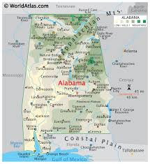 How far is gadsden, alabama from atlanta, georgia? Alabama Maps Facts World Atlas