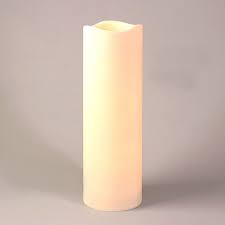 Large Outdoor Flameless Candle 6 X 18 With Timer Batteries Included