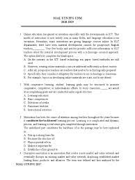 Maybe you would like to learn more about one of these? Soal Utn Ppg Unm 2018 Educational Technology Disruptive Innovation