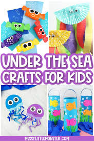 You will need lotsa paper plates and paints. 28 Colourful Under The Sea Crafts Messy Little Monster