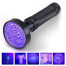 Uv Black Light Flashlight Super Bright 100 Led Portable Blacklight Ultraviolet Detector Flashlight For Pet Urine Home Hotel Inspection Scorpions Uv Blacklight Flashlight