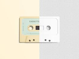 Simple Cassette Mockup Mockup Free Psd Cassette Psd