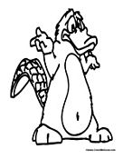 Impressive outstanding platypus coloring page print pages animal. Platypus Coloring Pages