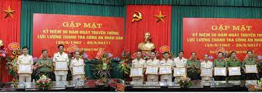 Cơ quan, tổ chức, cá nhân tham gia, phối hợp, cộng tác, hỗ trợ công an nhân dân trong bảo vệ an ninh quốc gia, bảo đảm trật tự, an toàn xã hội, đấu tranh phòng, chống tội phạm và vi phạm pháp luật có thành. Ká»· Niá»‡m 50 NÄƒm Ngay Truyá»n Thá»'ng Lá»±c LÆ°á»£ng Thanh Tra