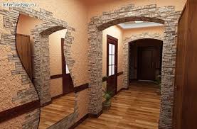 кухня коридор как оформить дверной проем без двери на кухню фото 716708 3b Jpg 490 322 Interer Dekor Steny V Prihozhej Interer Prihozhej