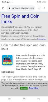 Some platforms require money to get the coins and spins. Coin Master Daily Free Spin End Coin Link 4 Photos Shopping Retail