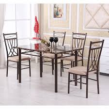 Hodedah 5 Piece Dining Set Walmart Com Kitchen Dinette Sets Kitchen Table Settings Kitchen Table Marble