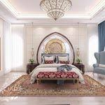 صميم فيلا بطراز أسلامي مميز في سلطنة عمان و تم عمل التصميم الداخلي كذلك بنفس أسلوب التصميم الخارجي في الاماكن الرئيسية ليعطي أف House Plans House Styles Design