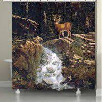 It's a quick and easy way to give your accessories in natural materials and textures like rattan or wood will give your bathroom a softer look. Cabin Bath Accessories Rustic Bathroom Decor Deer Decor