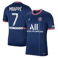 Marco reus trikot kinder noch nie zuvor einen freistoß für sein. Psg X Jordan Heim Stadion Trikot 2021 22 Mit Aufdruck Mbappe 7