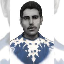 Sketch of serape-wearing suspect released in probe of 1998 killing of  father of 3 in Santa Ana