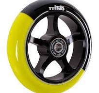 КОЛЕСО TECH TEAM IRIS BLACK-YELLOW 110*24мм – купить в ...