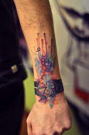 #pinccdiseño #diseño #tattoo #watercolortattoo #watercolor. Cherriedragon Tattoos Tattoos Watch Tattoos Tattoos For Guys