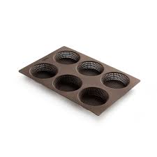 Lekue 6 Cavity Micro Perforated Round Roll Baking Pan Brown Check This Awesome Image Baking Pans Baking Pans Lekue Loaf Pan