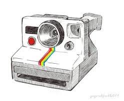 Polaroid Land Camera Camera Sketches Camera Drawing Polaroid Camera