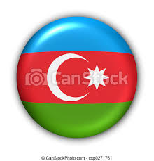 Tons of awesome azerbaijan flag wallpapers to download for free. Aserbaidschan Flagge World Flagge Knopf Serie Asia Azerbaijan Mit Ausschnitt Des Weges Canstock