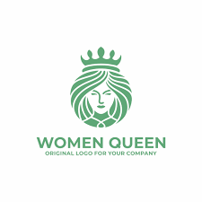 Queen music group logo with black letters on white background. Woman Queen Logo Design Can Be Used As Symbols Brand Identity Company Logo Logo Design Inspiration Fonts Logo Design Women Logo Design Inspiration Creative