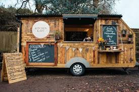 Wood Pallet Mobile Kitchen Kart Coffee Food Truck Food Truck Design Wooden Food