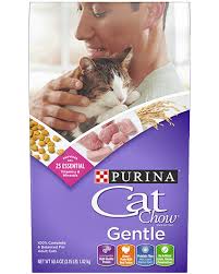 Overabundant fiber decreases your cat's ability to digest other essential nutrients. Cat Chow Sensitive Stomach Cat Food Purina