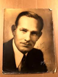 J. Morris Foster Extremely Rare Very Early Autographed Oversize 11/14 Photo  20s