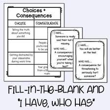 Choices And Consequences Lesson Plan And By The Responsive Counselor Teachers Pay Teachers Choices And Consequences Therapy Worksheets How To Plan