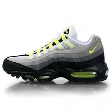 Nike Air Max 95 Mens 609048 072 Cool Grey Neon Running Shoes Sneakers Size 10 5 Nike Air Max 95 Neon Running Shoes Running Shoes Sneakers