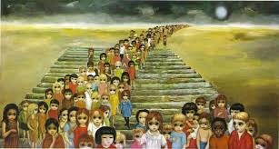 Walter stanley keane was an american plagiarist who became famous in the 1960s as the claimed painter of a series of widely reproduced paint. Robert Moses Rejected This Terrifying Margaret Keane Painting From Hanging At The 1964 65 World S Fair The Bowery Boys New York City History