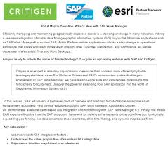 Join Critigen, SAP & Esri for Put A Map In Your Ap...