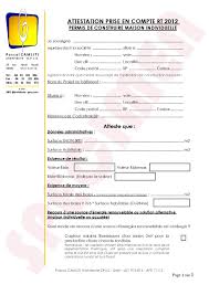 Exemple devis construction maison individuelle. Attestation Rt 2012 Pour Permis De Construire Architecte Paca Com