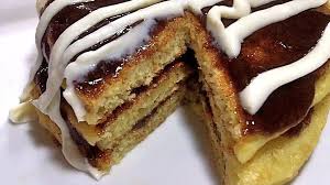 Delicious vickys chocolate tiffin (fridge cake), gf df ef sf nf. Cinnamon Roll Pancakes Recipe