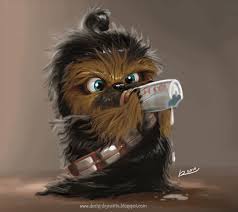 Aint Im A Cutie Baby Chewbacca Artistunknown Gif Animation By Me Artgif Cutenessoverload Bestgifim Star Wars Fan Art Star Wars Art Chewbacca Art