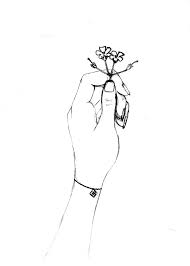 Hand Holding Flowers By Chooochoo On Deviantart Collection of hand drawn botanical elements. hand holding flowers by chooochoo on