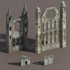 Castle Ruins Modelled 3d Model Low Poly 3d Models Model Castle Castle Ruins