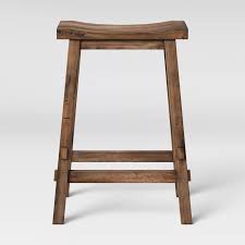 Halifax Farmhouse Wood Counter Height Barstool Threshold Wood Counter Stools Counter Stools Wood Counter