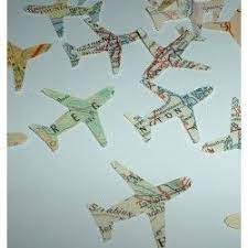 Confettis De Table Avion X 100 Deco Mariage Voyage Anniversaire Voyage Mariage Theme Voyage