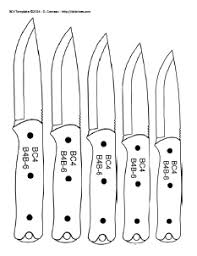 I learned the basic rule to always cut away from me. Diy Knifemaker S Info Center Knife Patterns