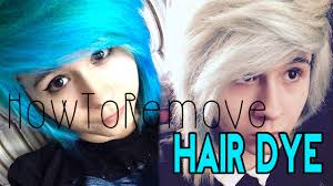 Fold the aluminum foil around the hair, and then roll it up like a curler. How To Remove Blue Hair Dye W Out Bleach Youtube