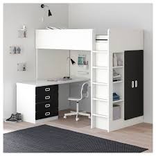 Stuva Fritids Hoogslapercombi M 4 Lades 2 Deuren Wit Krijtbordoppervlak Ikea Loft Bed Stuva Loft Bed Ikea Loft Bed