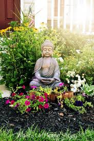 My Summer Zen Garden Buddhadecor In 2020 Buddha Garten Zen Garten Gartenstatue