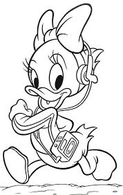 Daisy duck games online coloring pages printable. Baby Daisy Duck Listening To Music Coloring Page Coloring Pages Disney Coloring Pages Colouring Pages Disney