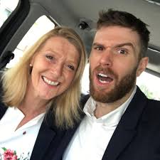 The comedian and tv host is currently fronting the masked dancer on itv with strictly professional dancer oti mabuse. Joel Dommett Im Taking The Mother To Wimbledon Our Outfits Are The Very Similar And So Are Our Faces Wimblewatch Facebook