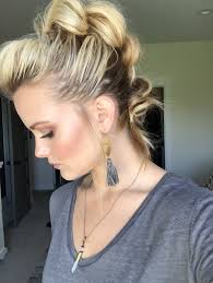 Easy Faux Hawk Tutorial Faux Hawk Hairstyles Hair Tutorial Stylish Hair