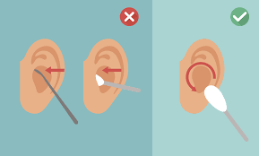 Use cotton swabs only on the outside of your ear or, better yet, try wiping the area. 3 Reasons To Leave Earwax Alone Harvard Health