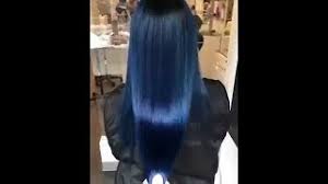 بلو بلاك Blue Black لون شعر اسود مزرق2019 Youtube