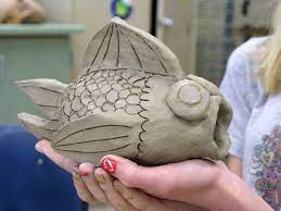 Clay Fish Sarah E Wain Clay Fish Clay Art Projects Kids Clay