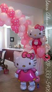 Hello Kitty Themed Birthday Arch Bouquets Air Walker Hello Kitty Theme Party Hello Kitty Birthday Party Hello Kitty Party